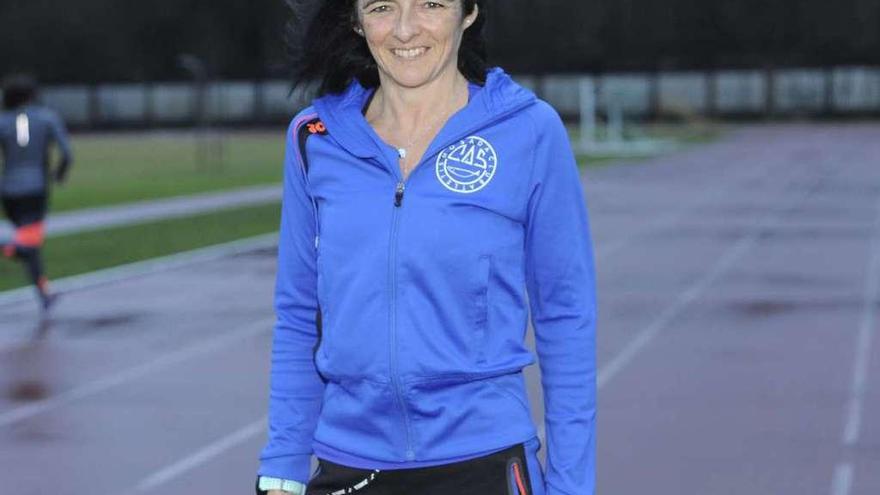 Inés Papín, del Club Atletismo Sada, asidua a la carrera.