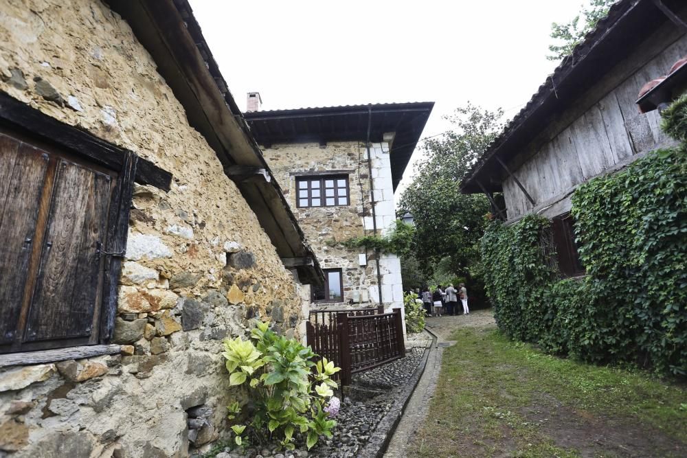 Comida anual en la casona de Garrida, Piloña