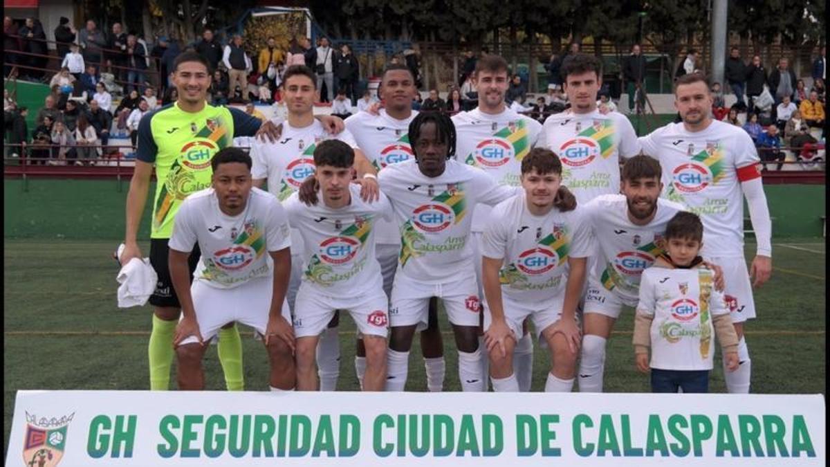 Una alineación del Calasparra de esta temporada
