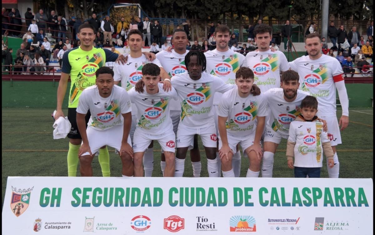 Una alineación del Calasparra de esta temporada