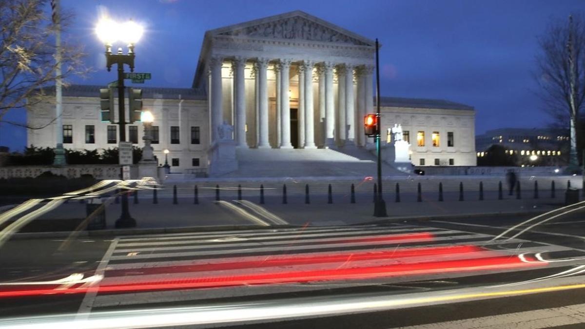 Exterior del edificio del Tribunal Supremo, en Washington, este martes.