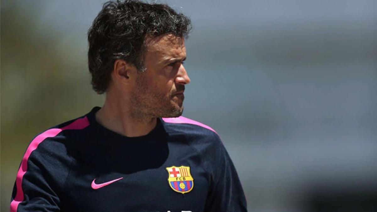 Luis Enrique Martínez, entrenador del FC Barcelona