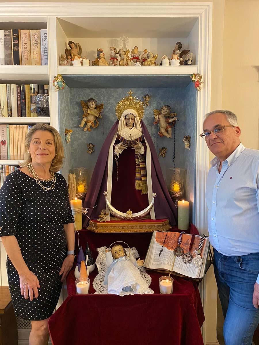 Altares y balcones para una Semana Santa marcada por el coronavirus