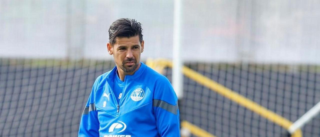 &#039;Nolito&#039; durante uno de los entrenamientos de la UD Ibiza.