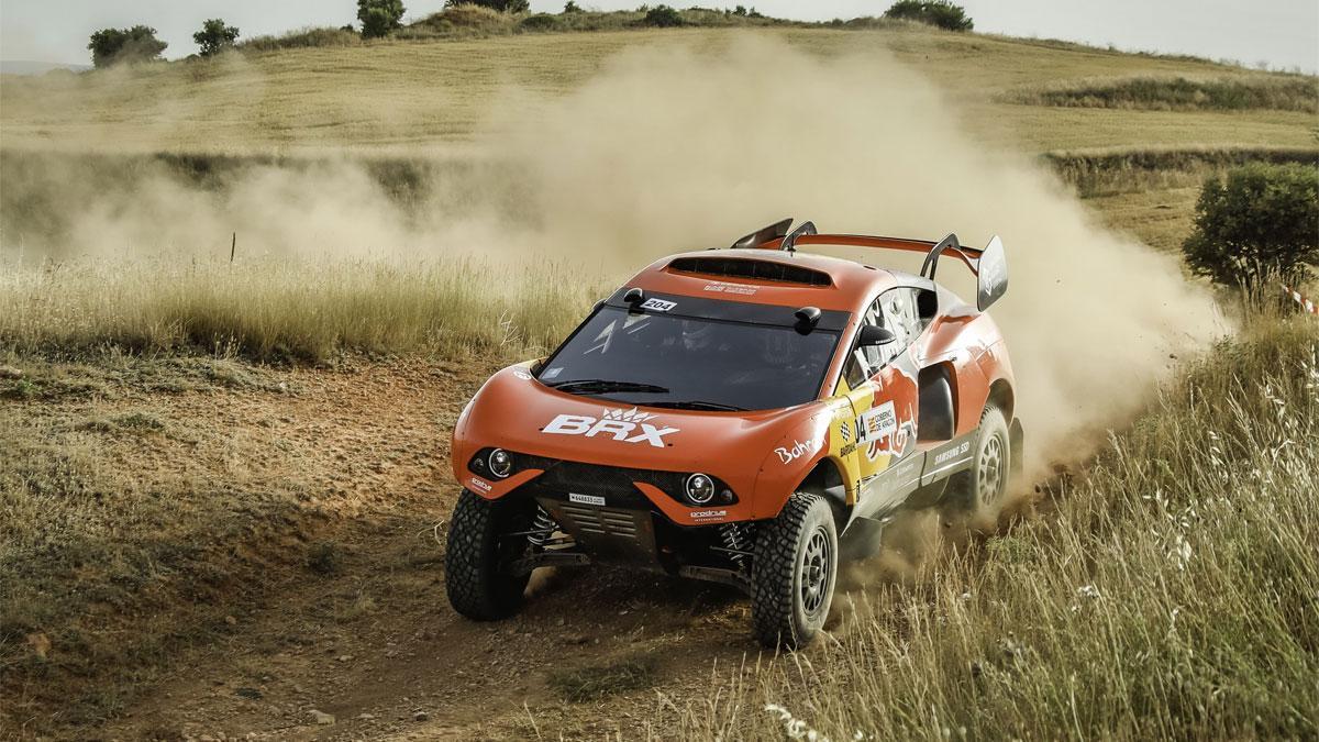 Loeb ha comenzado al frente de la general en la Baja España Aragón