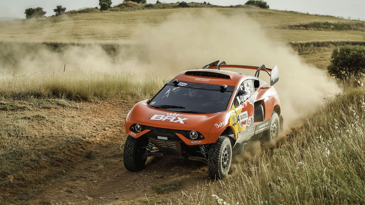 Loeb ha comenzado al frente de la general en la Baja España Aragón