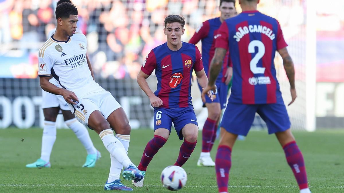 Bellingham, durante el Clásico