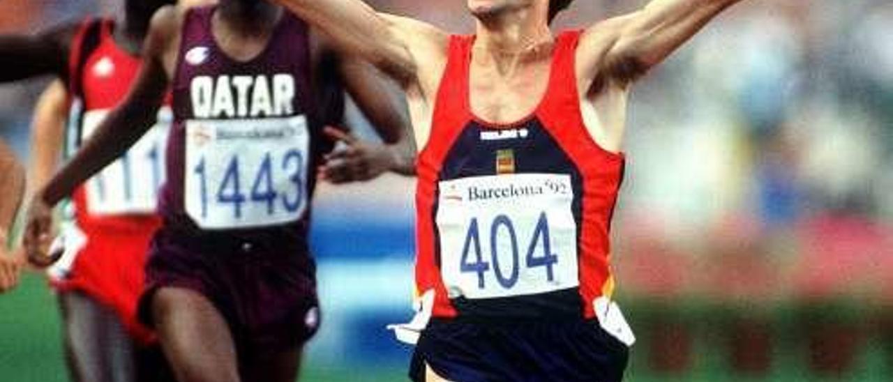 Fermín Cacho, ganador del oro olímpico en Barcelona-92.