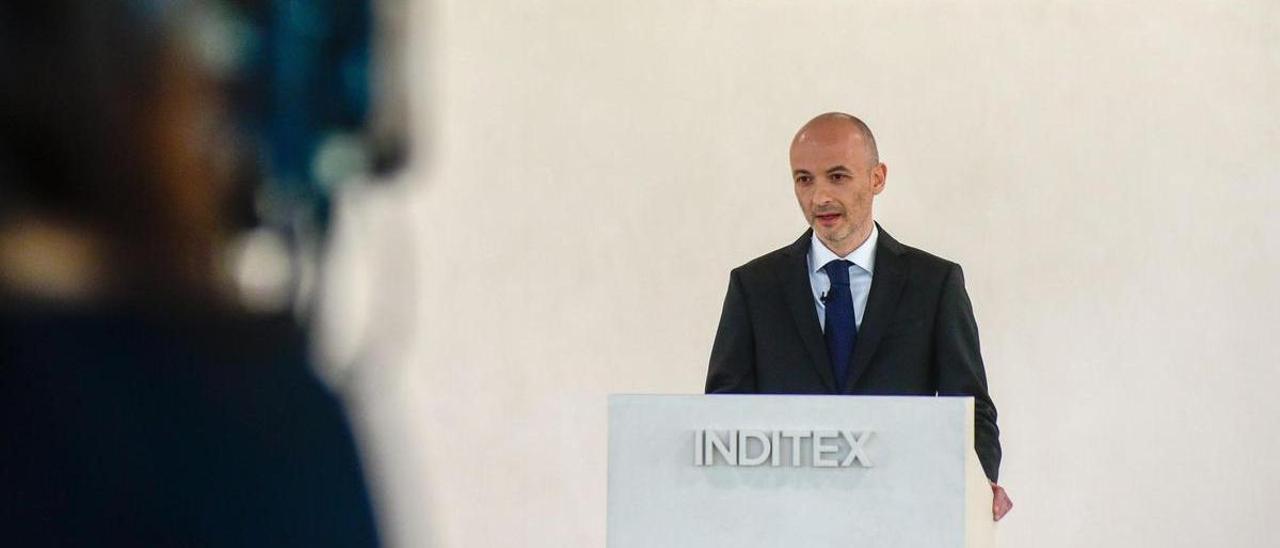 El CEO de Inditex, Óscar García Maceiras, ayer.