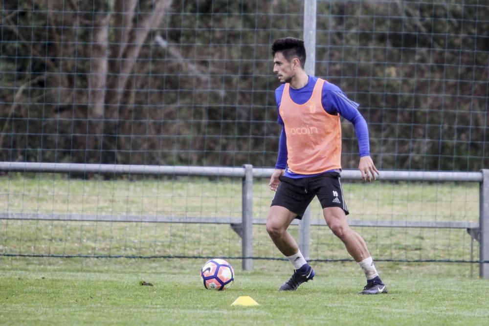 Entrenamiento del Real Oviedo en El Requexón