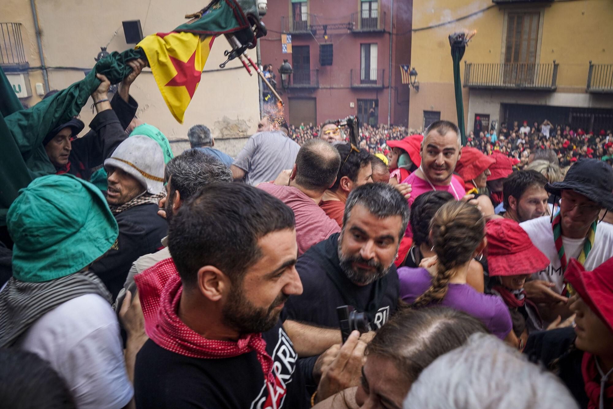 Així s'ha viscut el passacarrers de Patum de dissabte