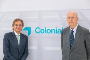 De izquierda a derecha: Pere Viñolas, CEO de Colonial, y Juan José Brugera, presidente