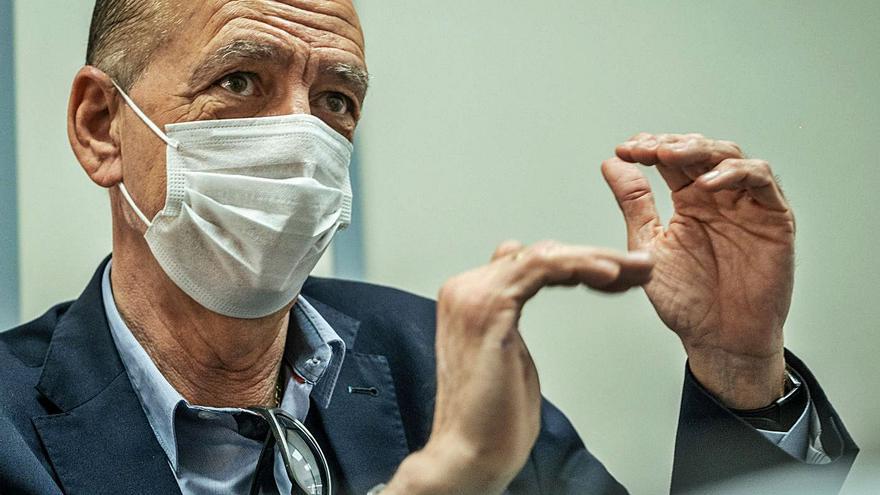 Manuel Fitas, secretario general de Sindicalistas de Base. | | ANDRÉS GUTIÉRREZ