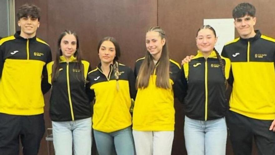 El CA Safor Teika de Gandia sitúa a tres atletas entre los siete mejores de España en categoría sub20