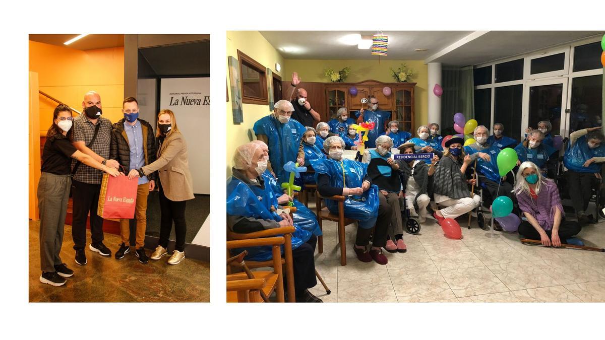 Residentes y personal del centro residencial Berció, se alzaron con el premio al mejor disfraz grupal