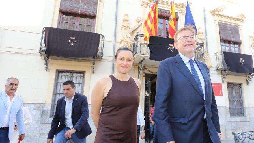 Ximo Puig en el Palacio del Marqués de Rafal, nueva sede de la Generalitat en la Vega Baja. | TONY SEVILLA