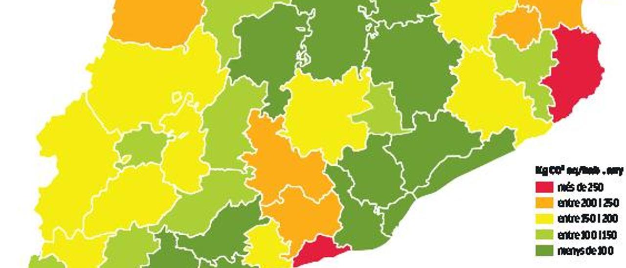 El Baix Empordà té la major petjada de carboni en la gestió de residus