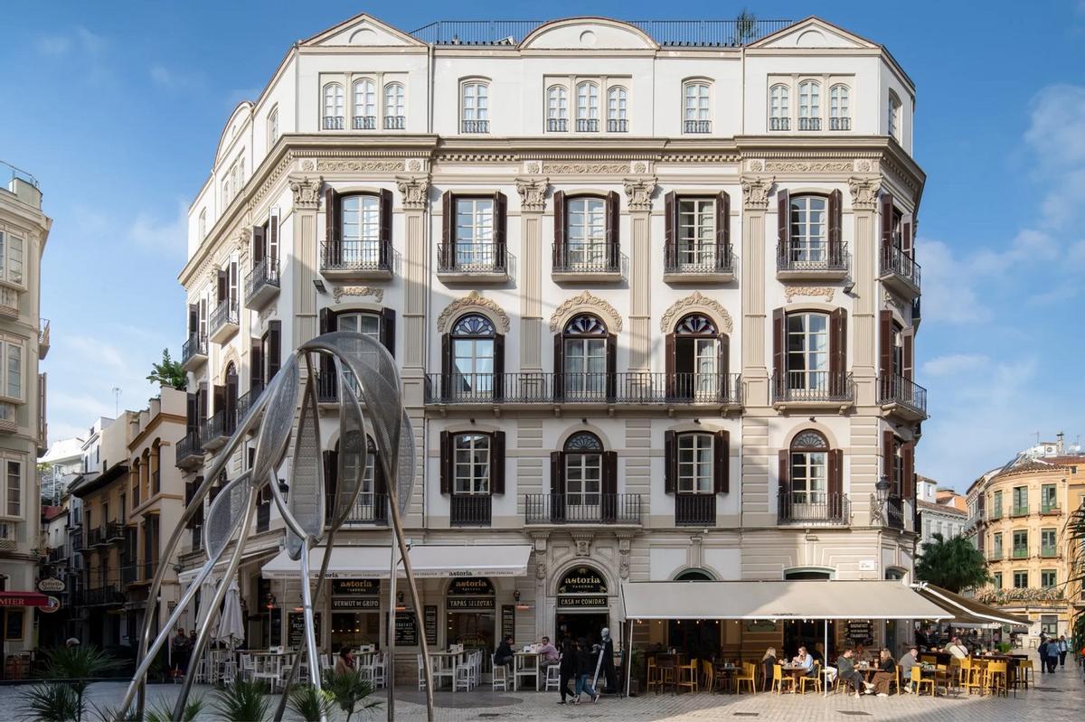 El edificio en la calle Correo Viejo del Centro de Málaga con 23 apartamentos turísticos.