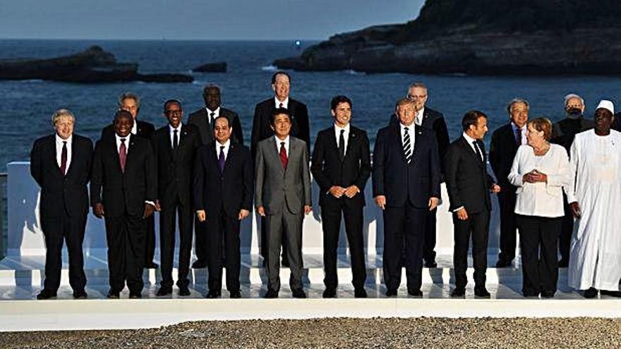 Foto de grup dels líders del G7