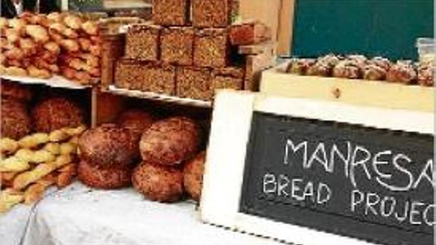 Una mostra dels pans elaborats per Manresa Bread Project