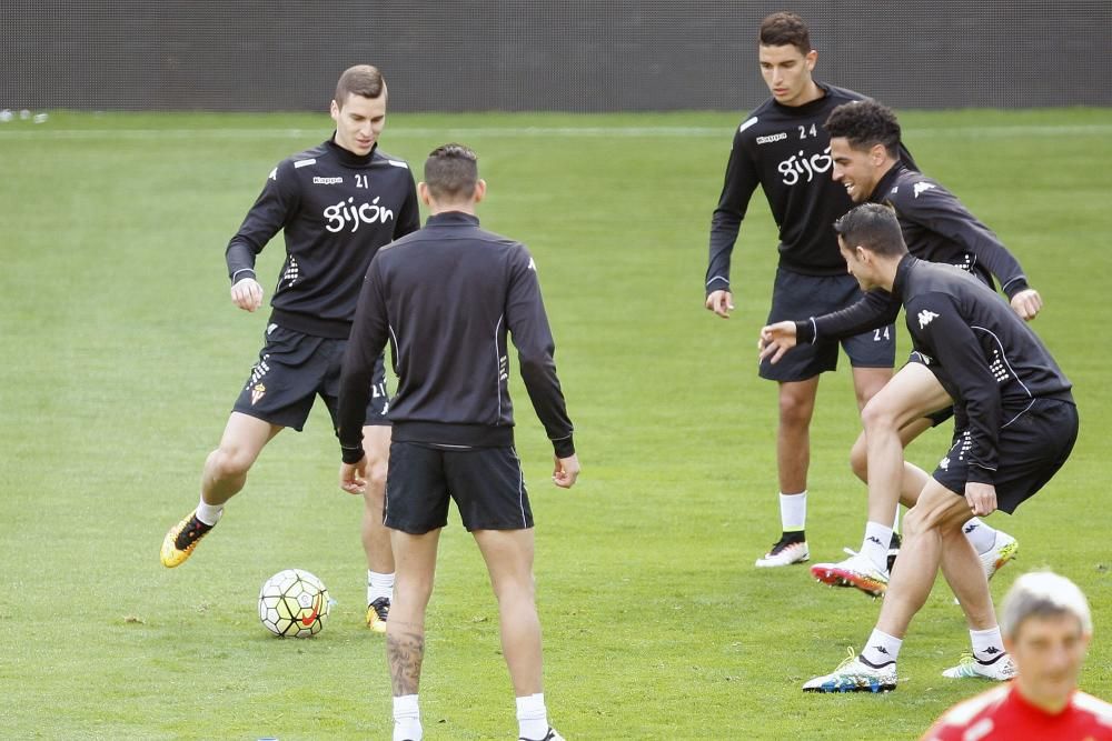 Entrenamiento del Sporting