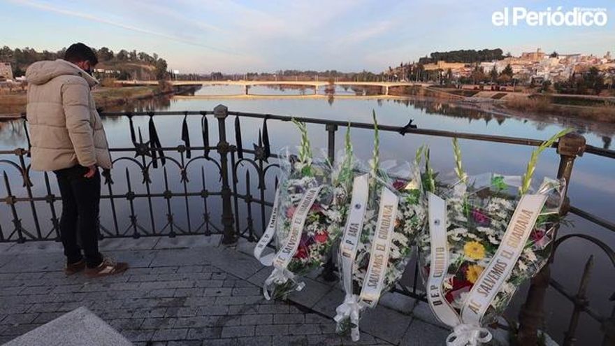 Homenaje a los trabajadores fallecidos en el Guadiana