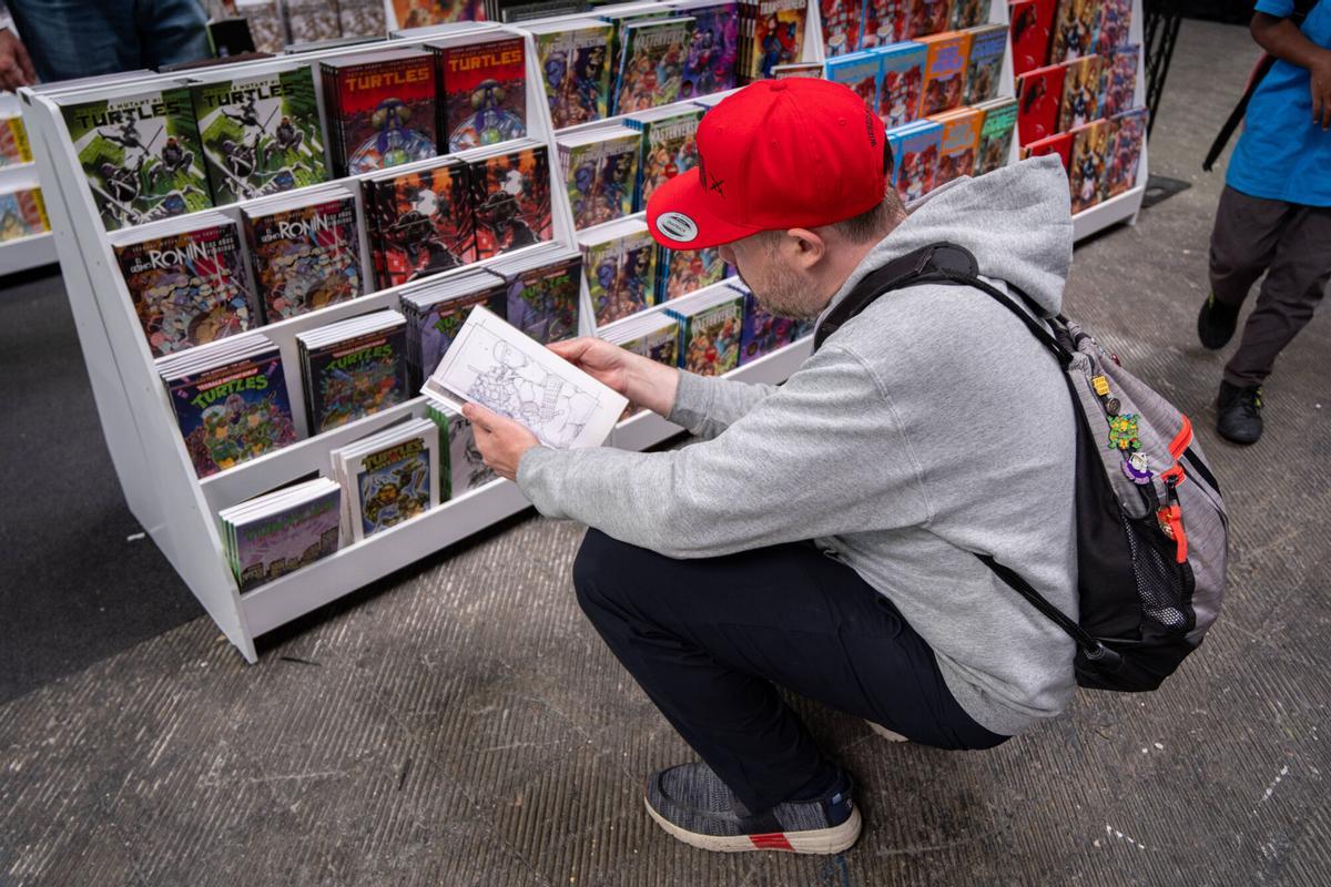 Ambiente salón del cómic de Barcelona