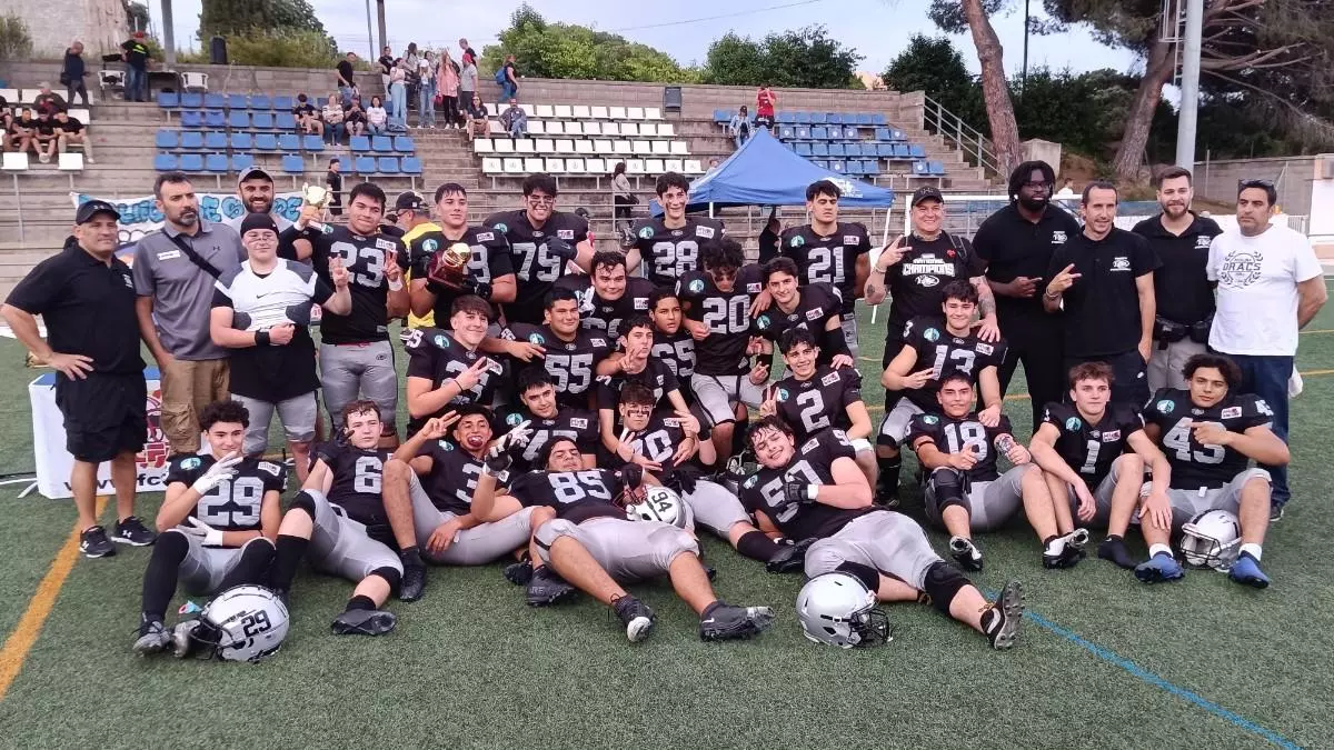 Badalona Dracs, campions de la LCFA J迆nior