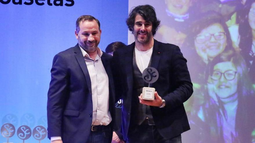 Suárez y Amor se llevan el premio especial de la Gala do Deporte de Salceda