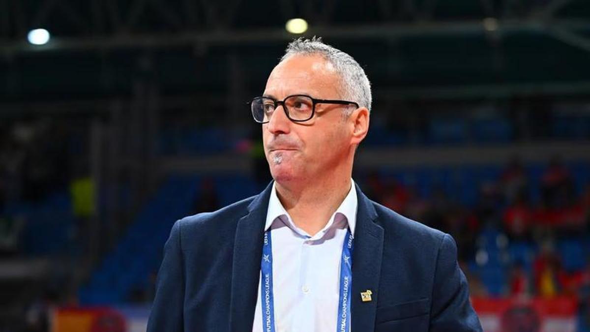 Antonio Vadillo durante la final de la Champions contra el Sporting.