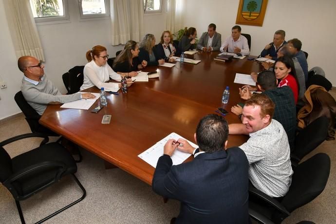 28/03/2020 VECINDARIO. SANTA LUCIA DE TIRAJANA.   Primer día de trabajo de los ediles del nuevo Pacto de Gobierno. Fotógrafa: YAIZA SOCORRO.  | 02/03/2020 | Fotógrafo: Yaiza Socorro