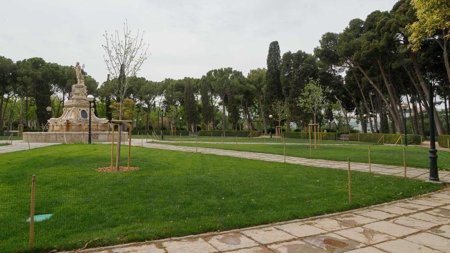 Finalizan los trabajos de renovación de la plaza de la Princesa del Parque Grande de Zaragoza