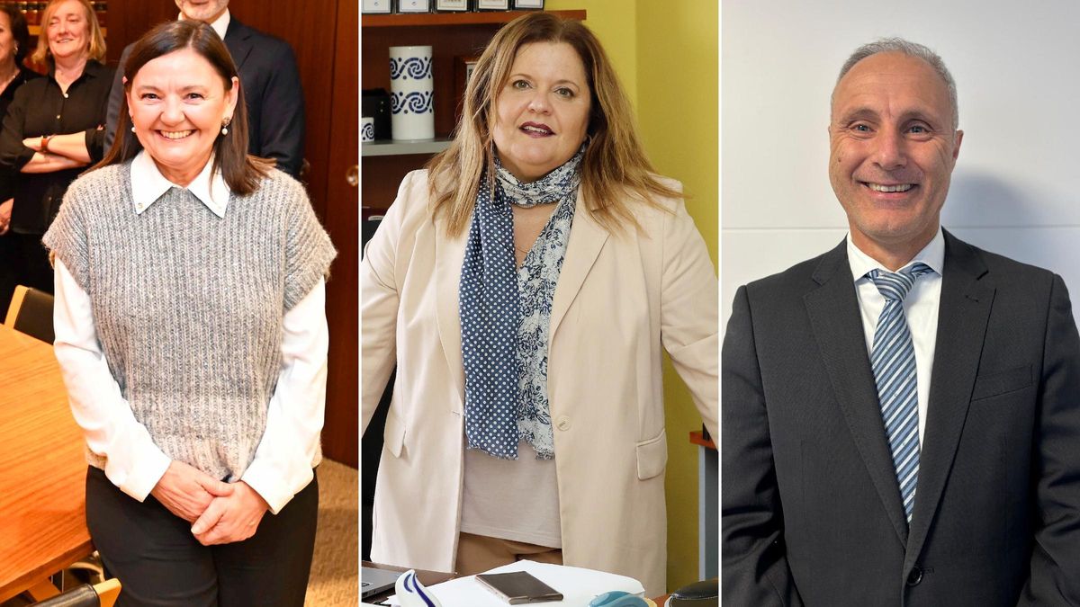 Lourdes Carballo, María Jesús Martínez y Carlos Rial.