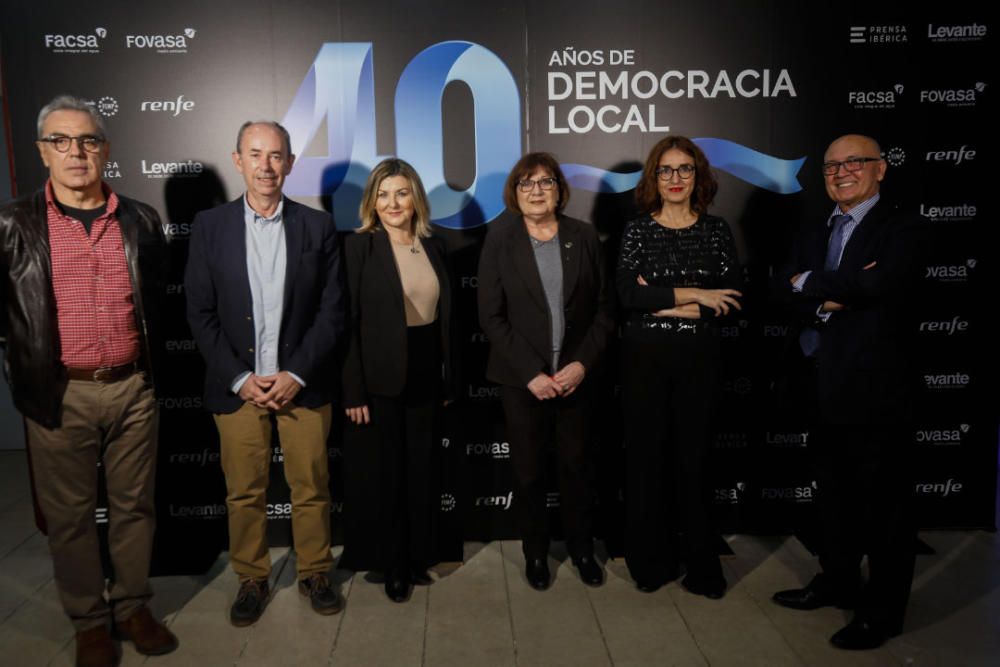 Gala de los 40 años de democracia local en Levante-EMV