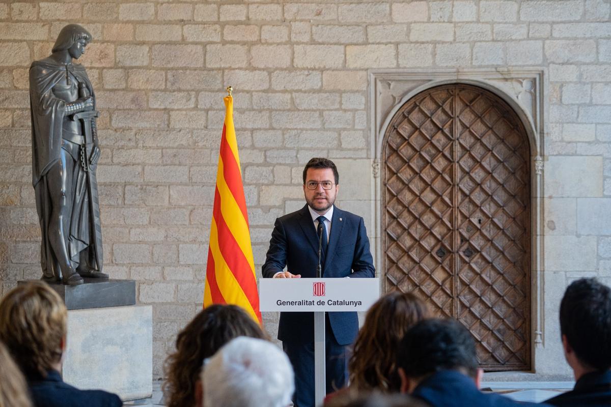 El president de la Generalitat, Pere Aragonès.