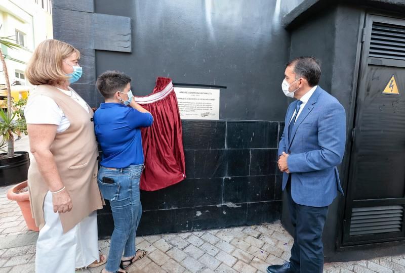 Presentación oficial del mural dedicado a Andrés Domínguez Baute “Andresito”