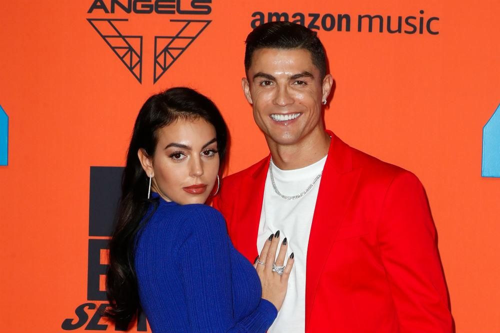 Georgina Rodríguez y Cristiano Ronaldo en los MTV EMA 2019