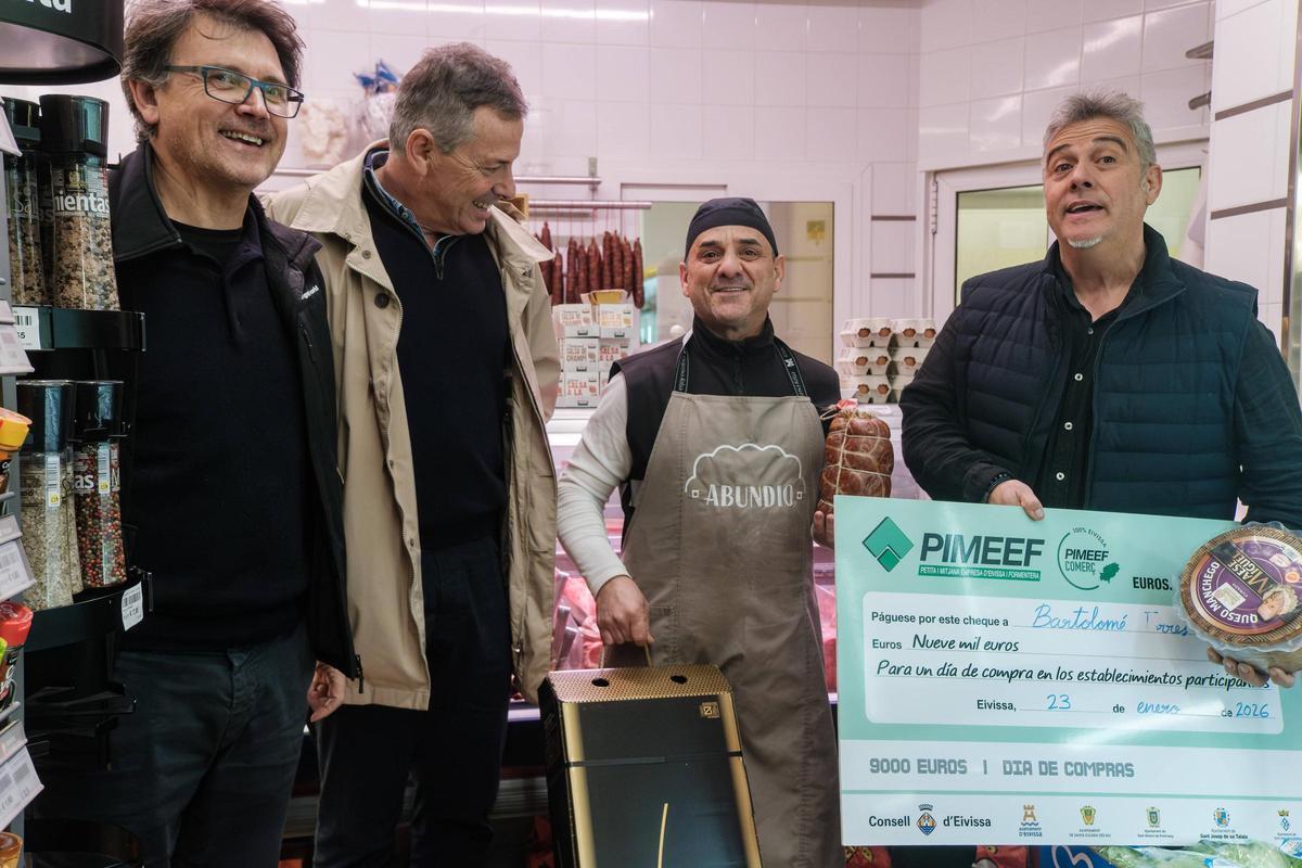 El ganador con los productos del sumercado