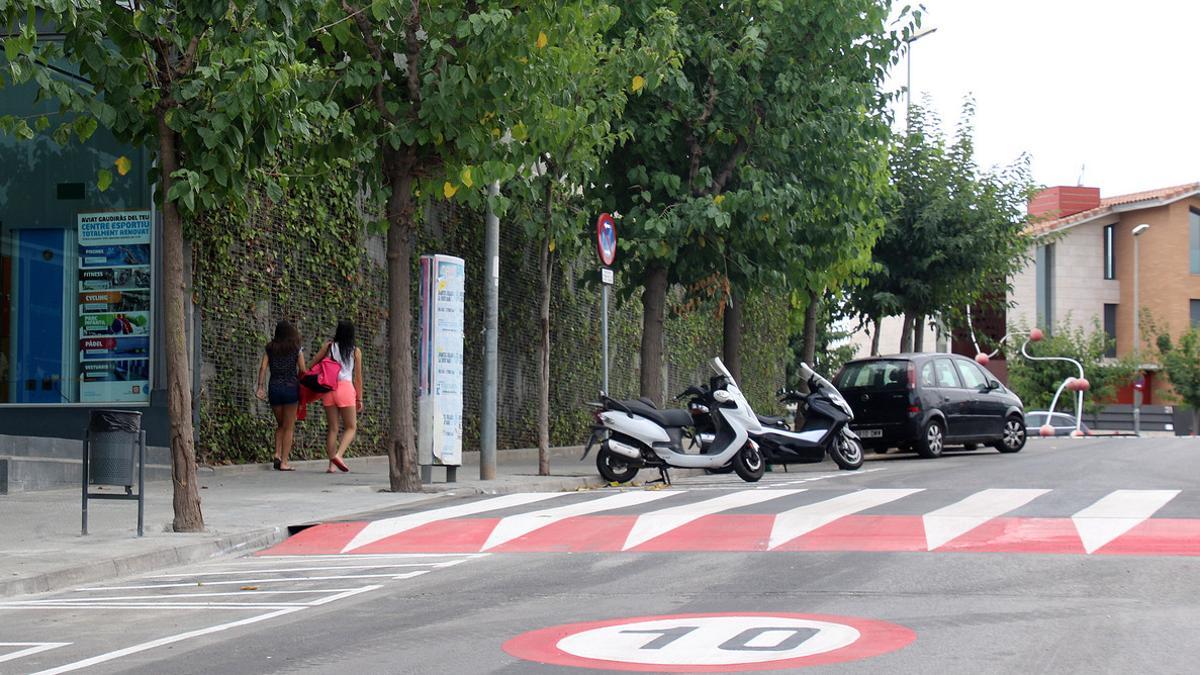 Paso elevado en Sant Boi.