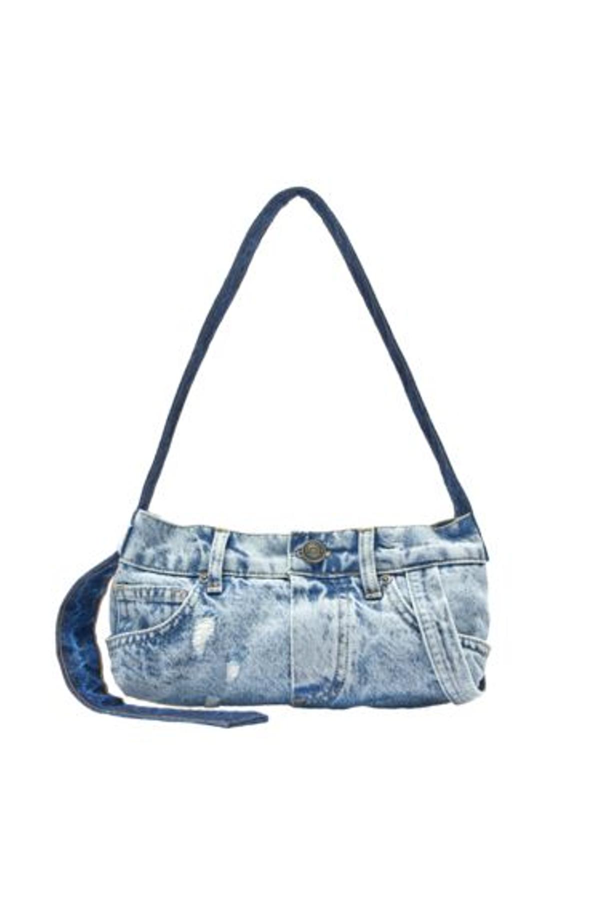 Bolso de hombro denim