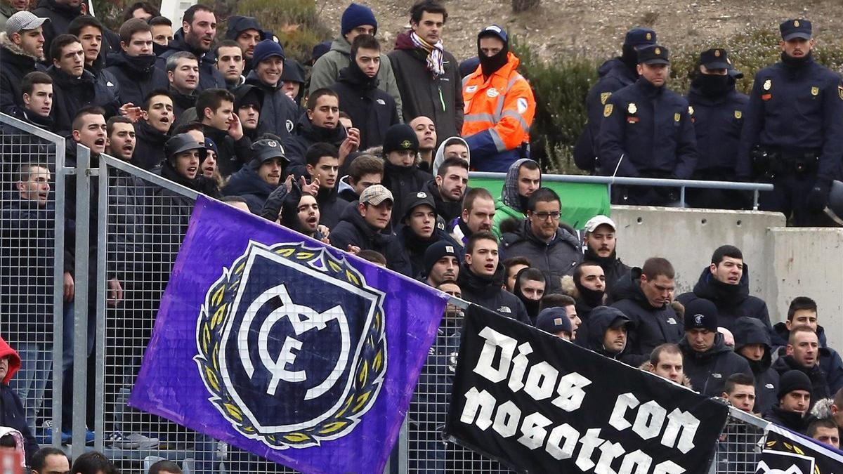 Los 'Ultras Sur' tienen vetada la entrada a los estadios desde 2014