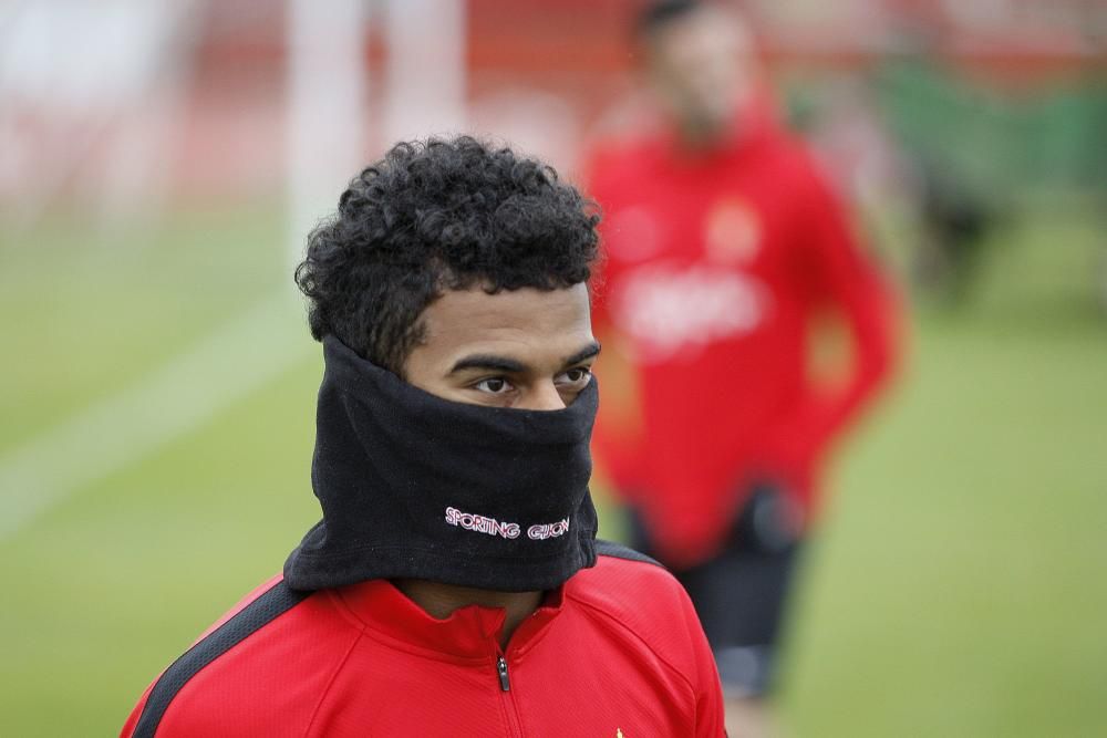 Entrenamiento del Sporting de Gijón