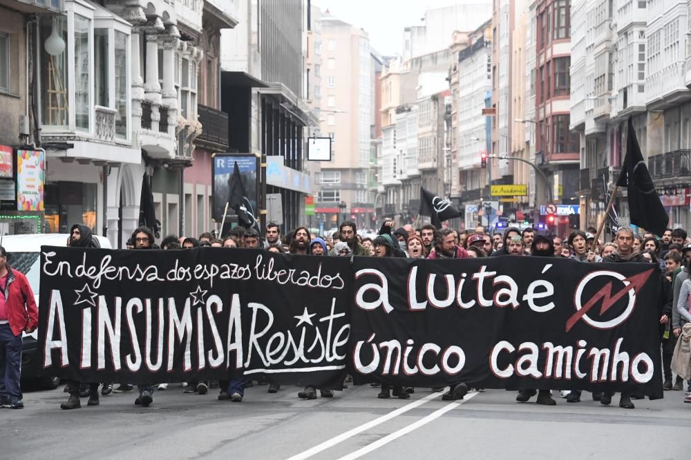 Manifestación de apoyo a la Insumisa