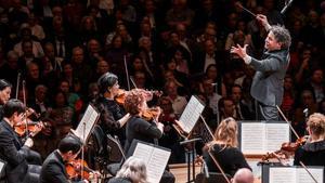 Gustavo Dudamel en un concierto con la Filarmónica de Nueva York.