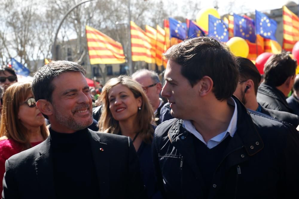 Manifestación de Sociedad Civil Catalana