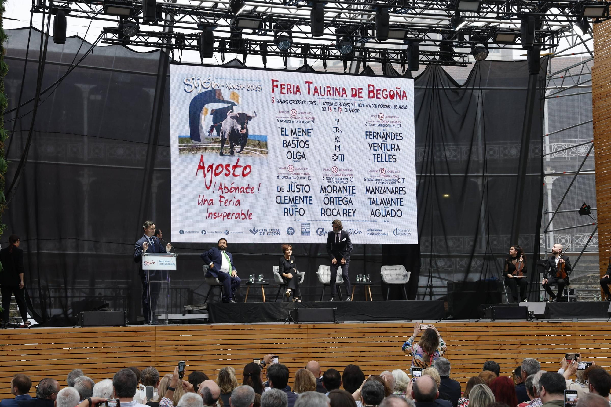 Así fue la presentación de la feria taurina de Gijón (en imágenes)