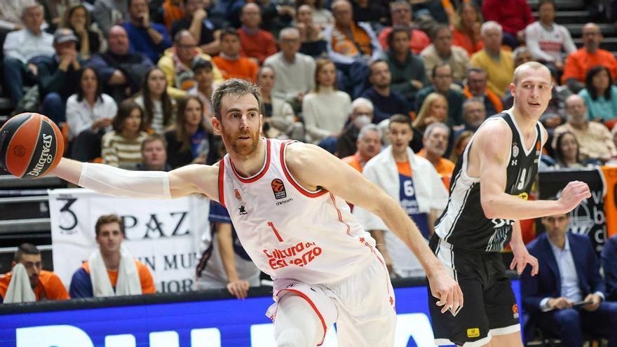 El Valencia Basket confirma la lesión de Víctor Claver