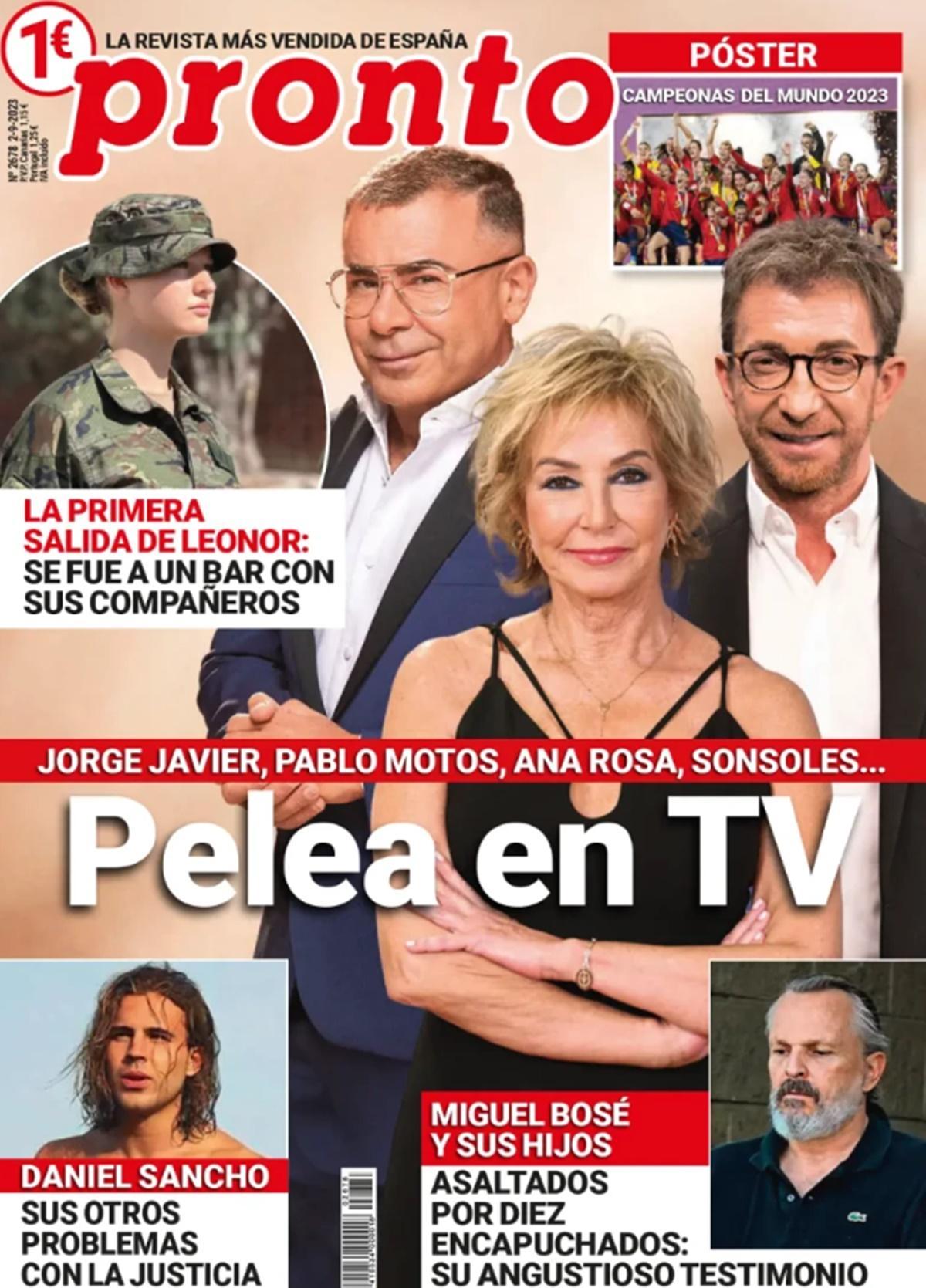 Noticias del corazón: las portadas de hoy de las revistas traen a Jorge Javier Vázquez y su pelea con Ana Rosa Quintana.
