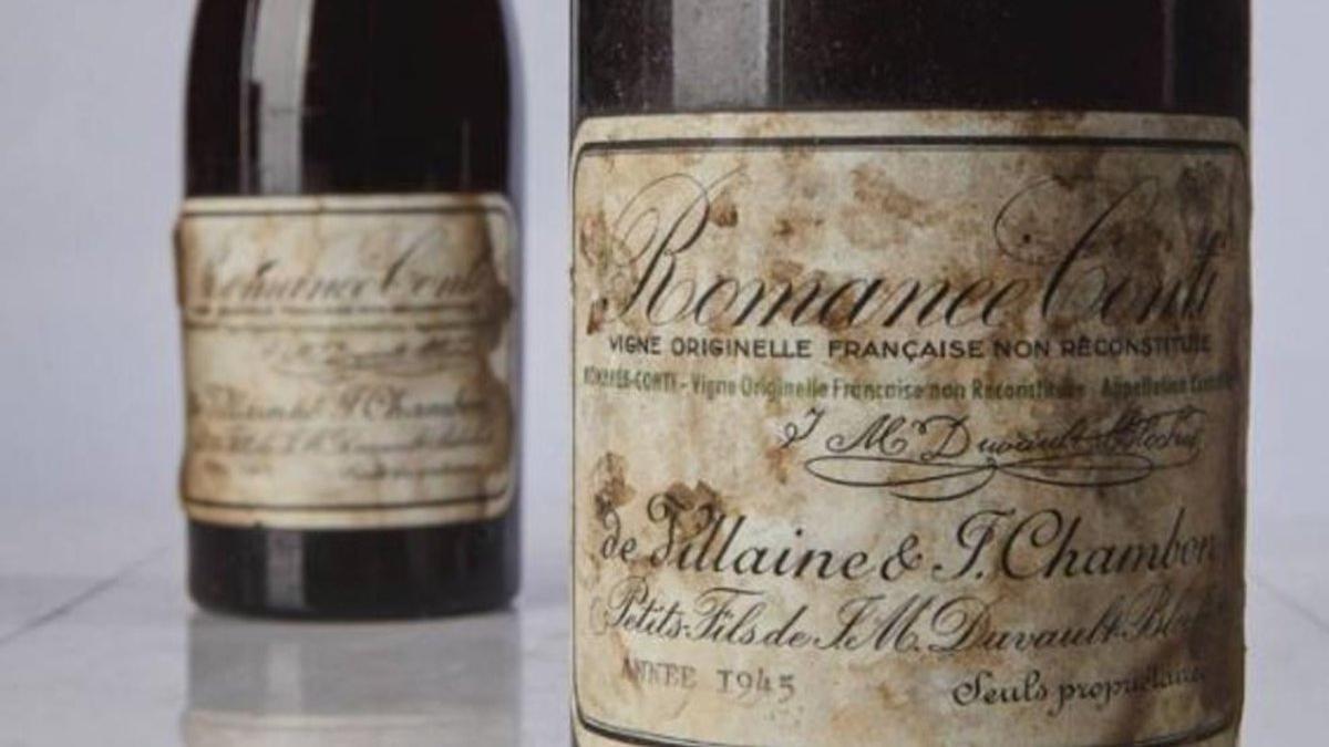 El vino de 1945 subastado por 482.490 euros en Nueva York