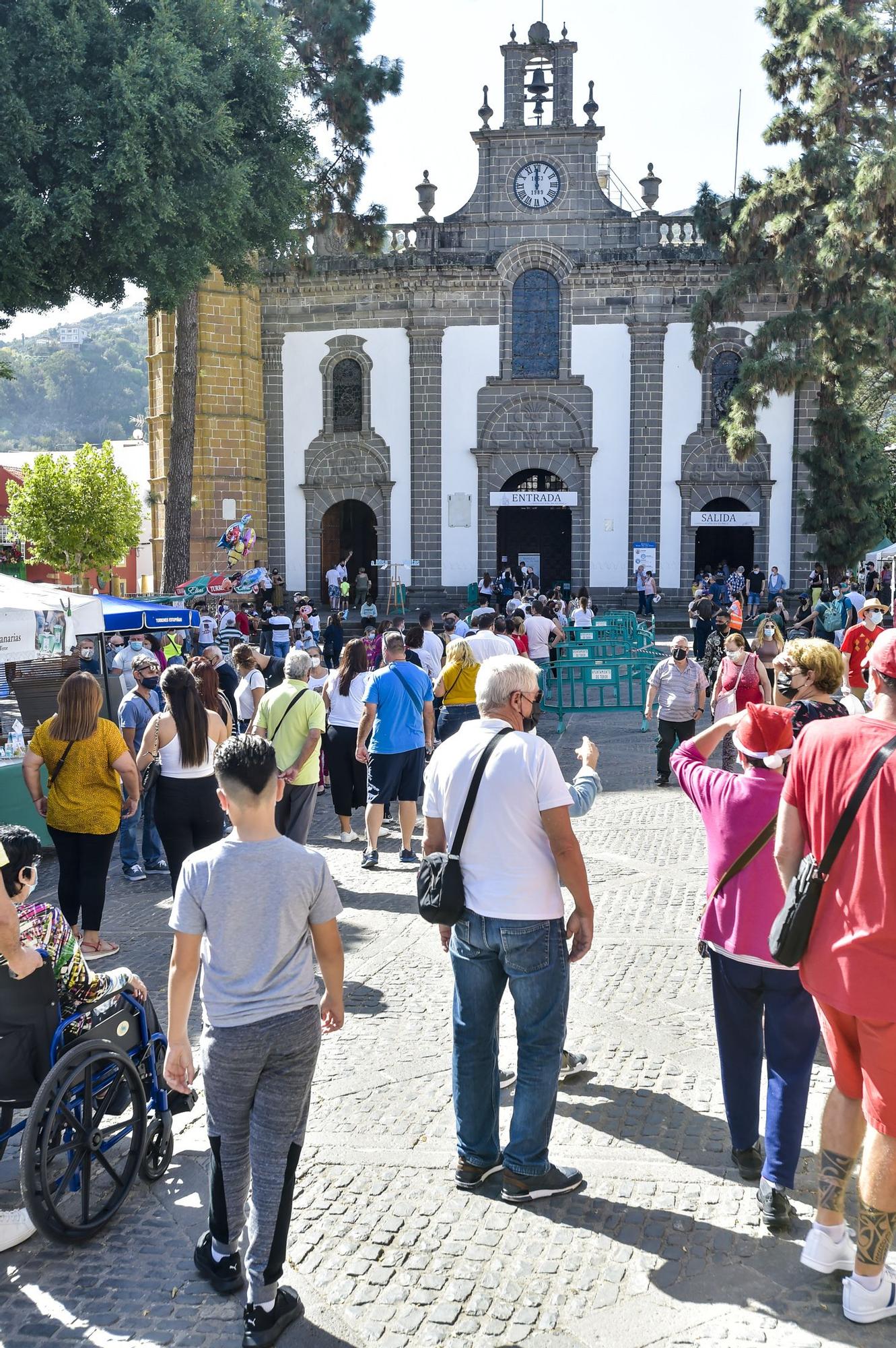 Encuentro de caravanas en Teror